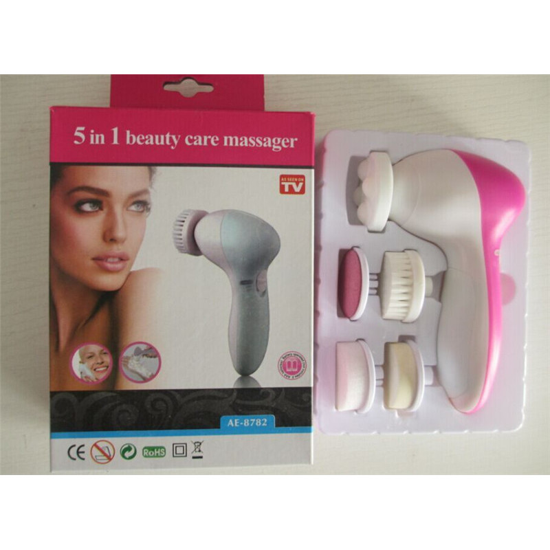 New 5 in 1 beauty care Brush Massager Scrubber Deep Clean