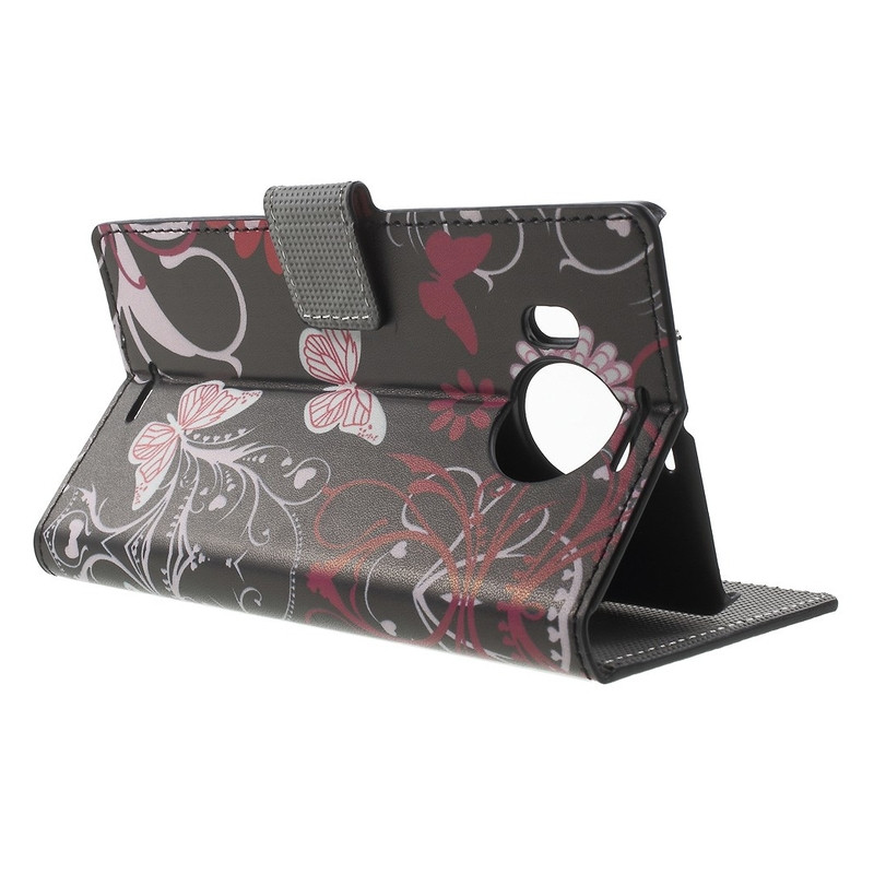 Microsoft Lumia 950 XL Lommebok - cover Sommerfugler