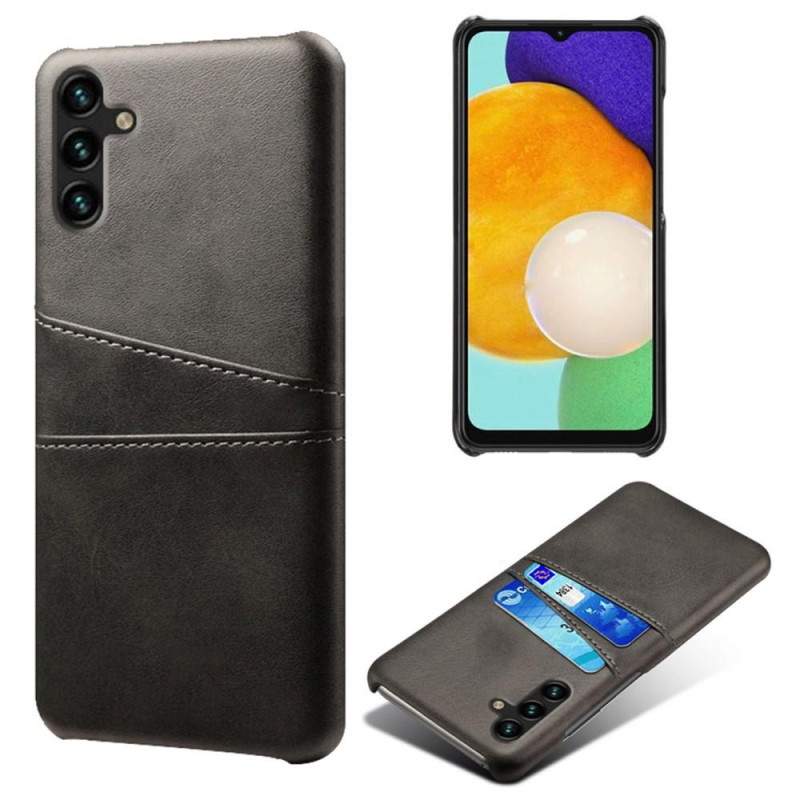 For Samsung Galaxy A34 5G KSQ Pu - Leather Coated Shell Hard Case