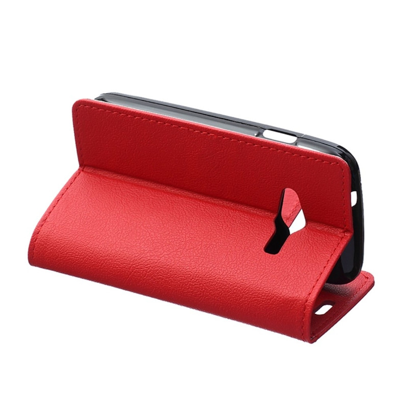 Samsung Galaxy Trend 2 LITE Lommebok - cover RØD