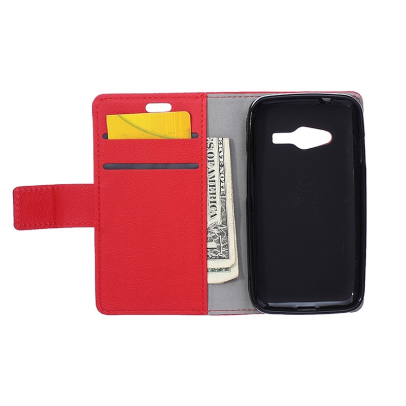 Samsung Galaxy Trend 2 LITE Lompakkokotelo RÖD