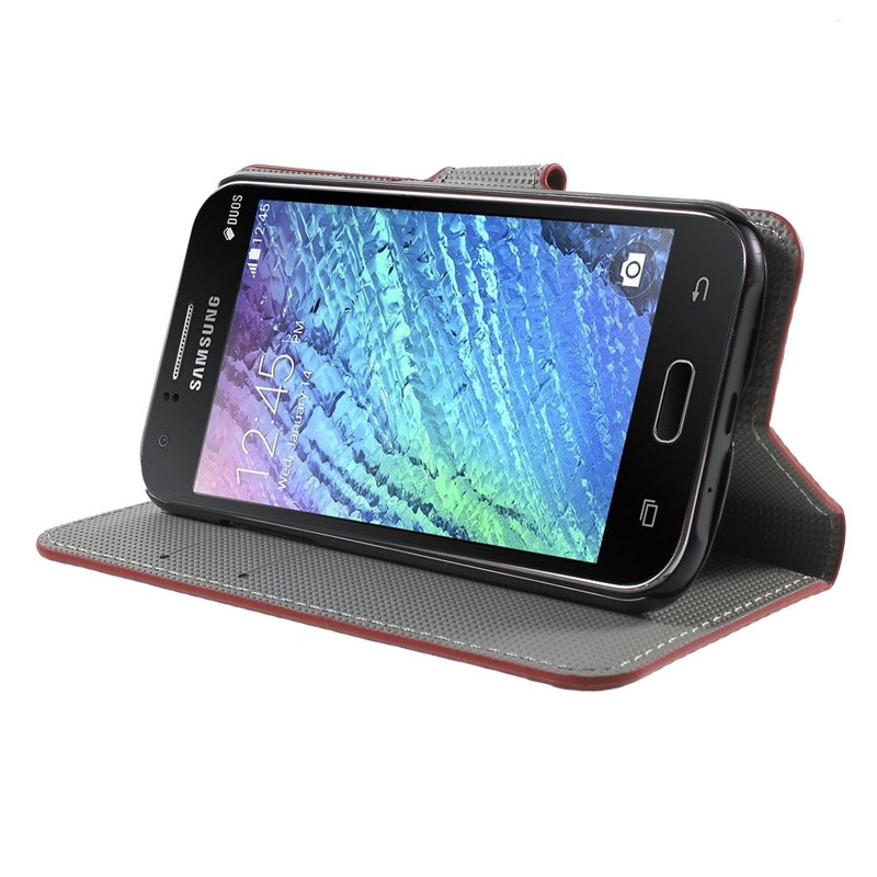 Samsung Galaxy J1 Lompakkokotelo UK Flag