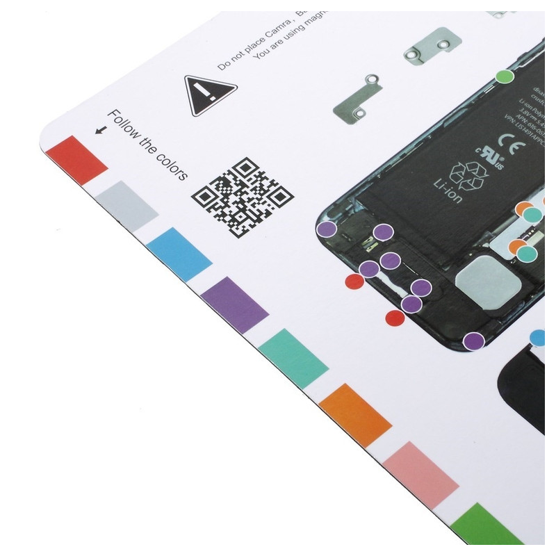 Magnetisk skruematte til iPhone 5