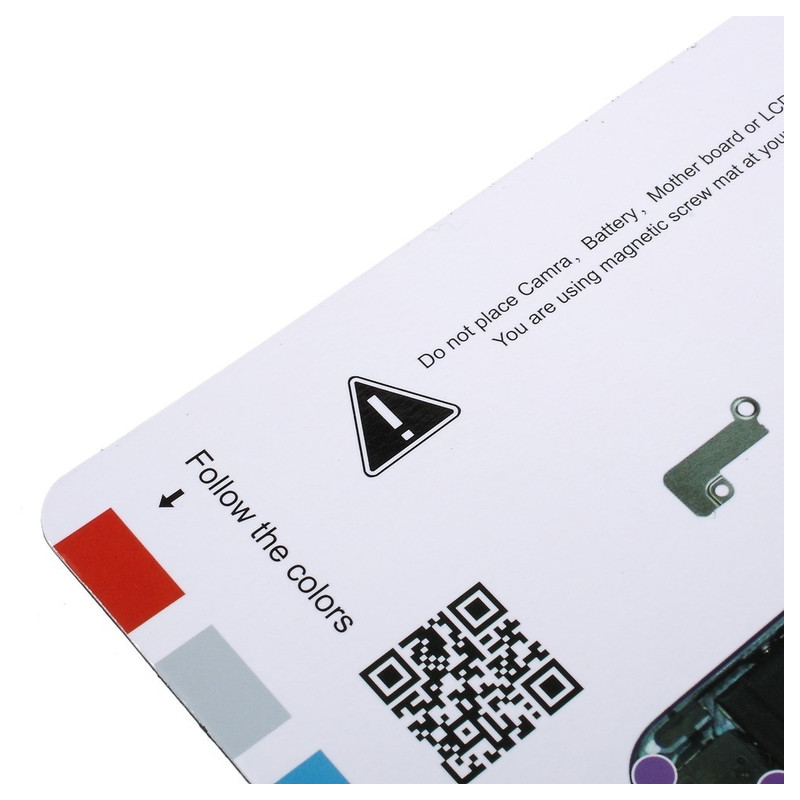 Magnetisk skruematte til iPhone 5