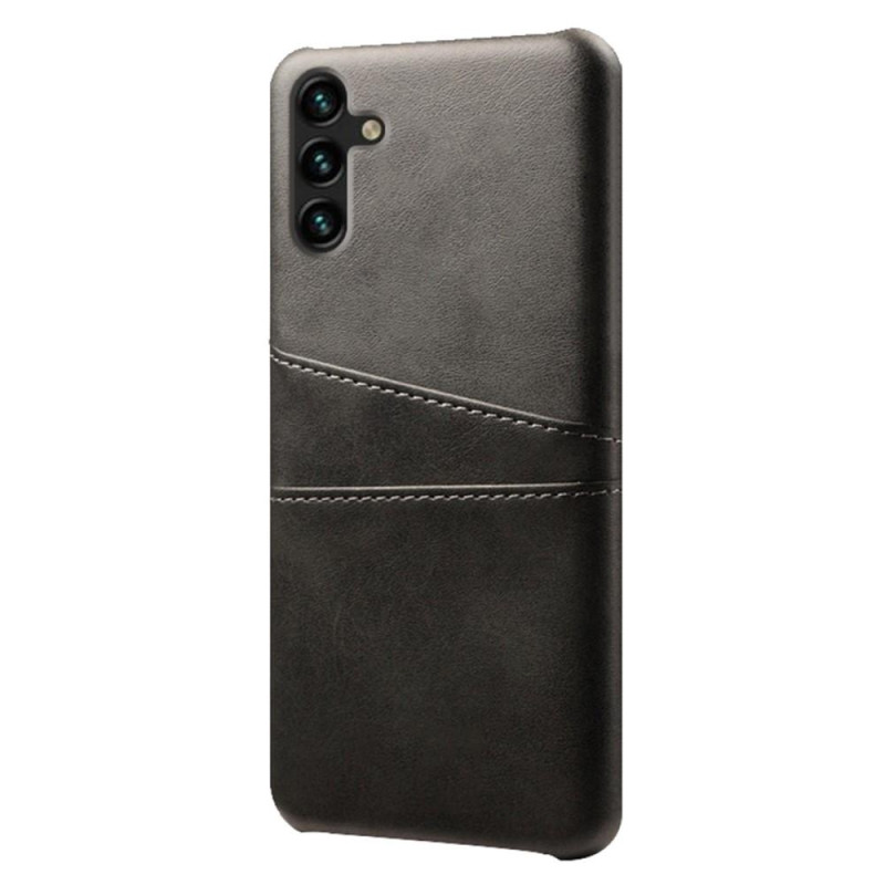 For Samsung Galaxy A34 5G KSQ Pu - Leather Coated Shell Hard Case