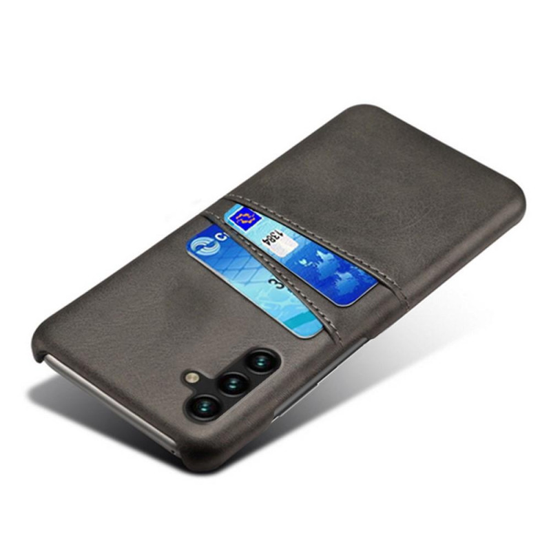 For Samsung Galaxy A34 5G KSQ Pu - Leather Coated Shell Hard Case