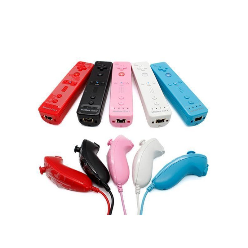 Compatible with Wii Controller Set Motion Plus Bulk Black