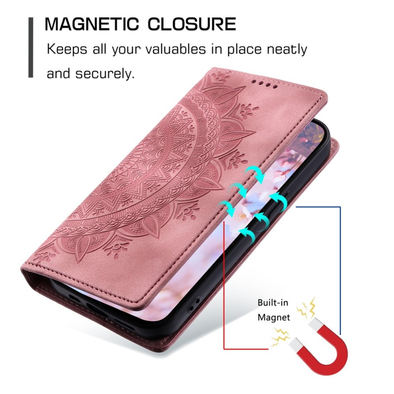 Case for iPhone 17 Pro Max with Magnetic Closure Pattern Imprinted