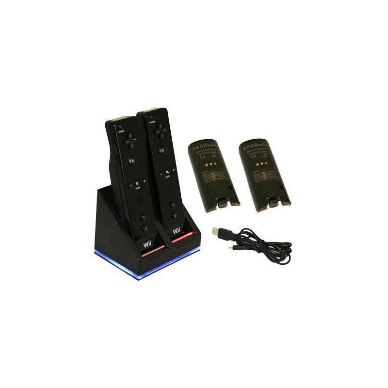 Kompatibel med Wii ladestativ Bluelight ladestasjon