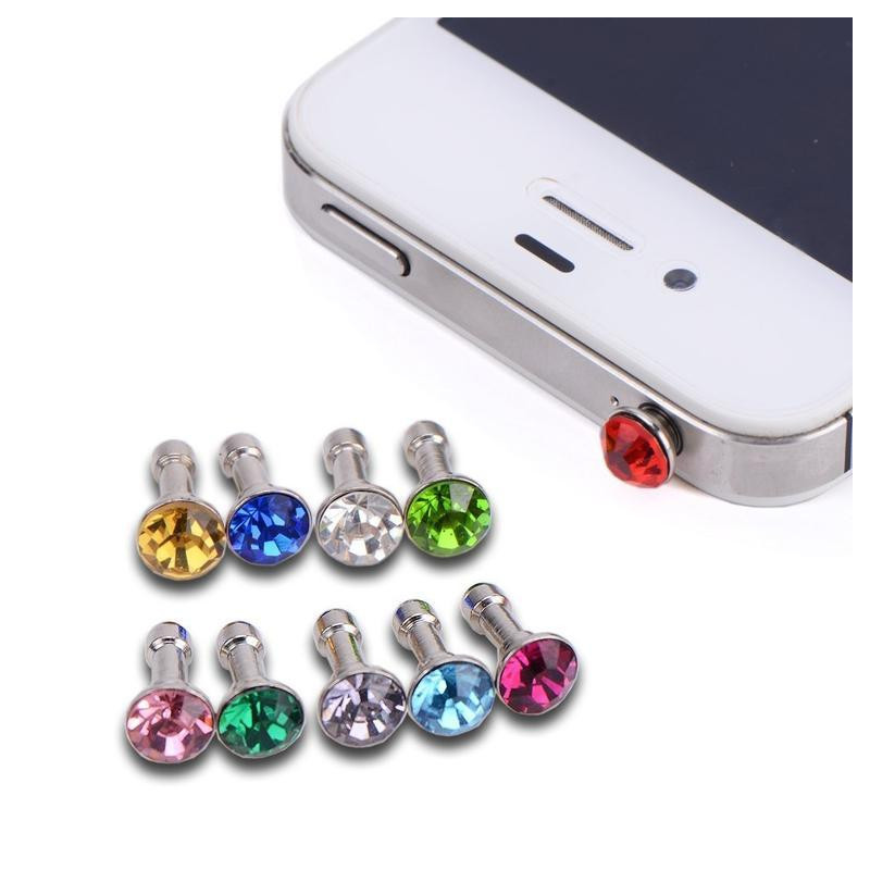 3 stk Diamond støvplugg for nettbrettet eller smarttelefonen