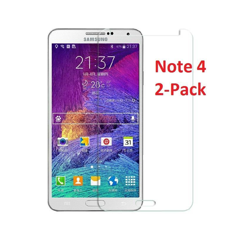 Samsung Note 4 Näytönsuoja x2 with putsduk