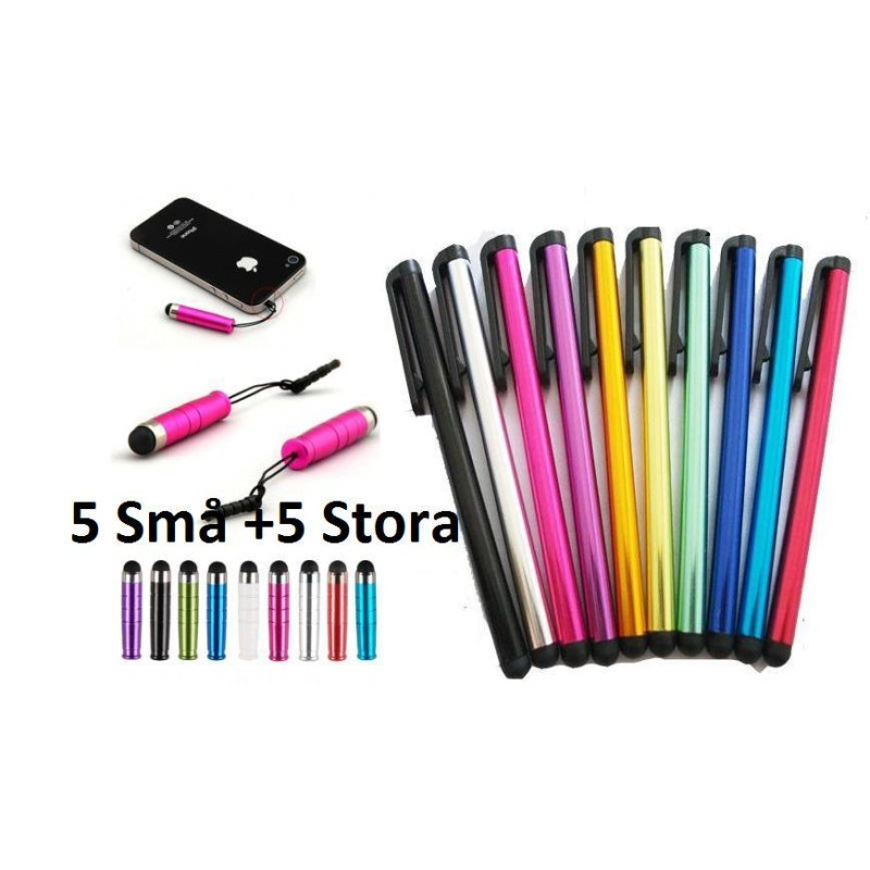 5 Small + 5 Large Touch Pens Mobile and Tablets