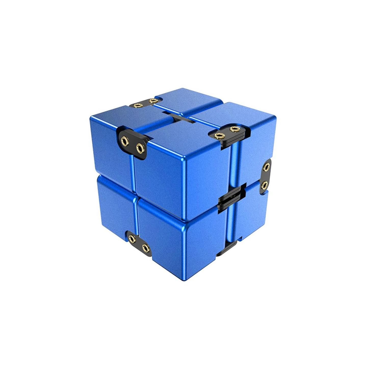 Fidget Toy Infinite Cube Stress Relief Flip Block - Sininen