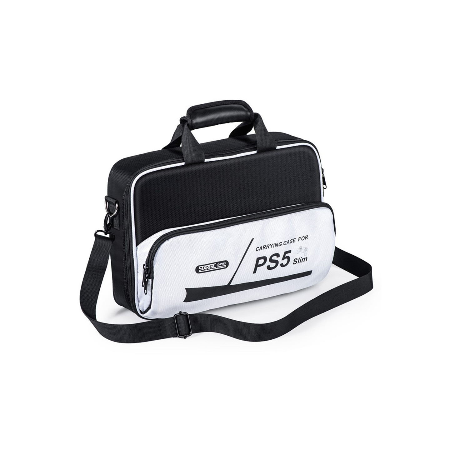 STARTRC GAMES Oppbevaringsveske til Sony PS5 Slim spillkonsoll