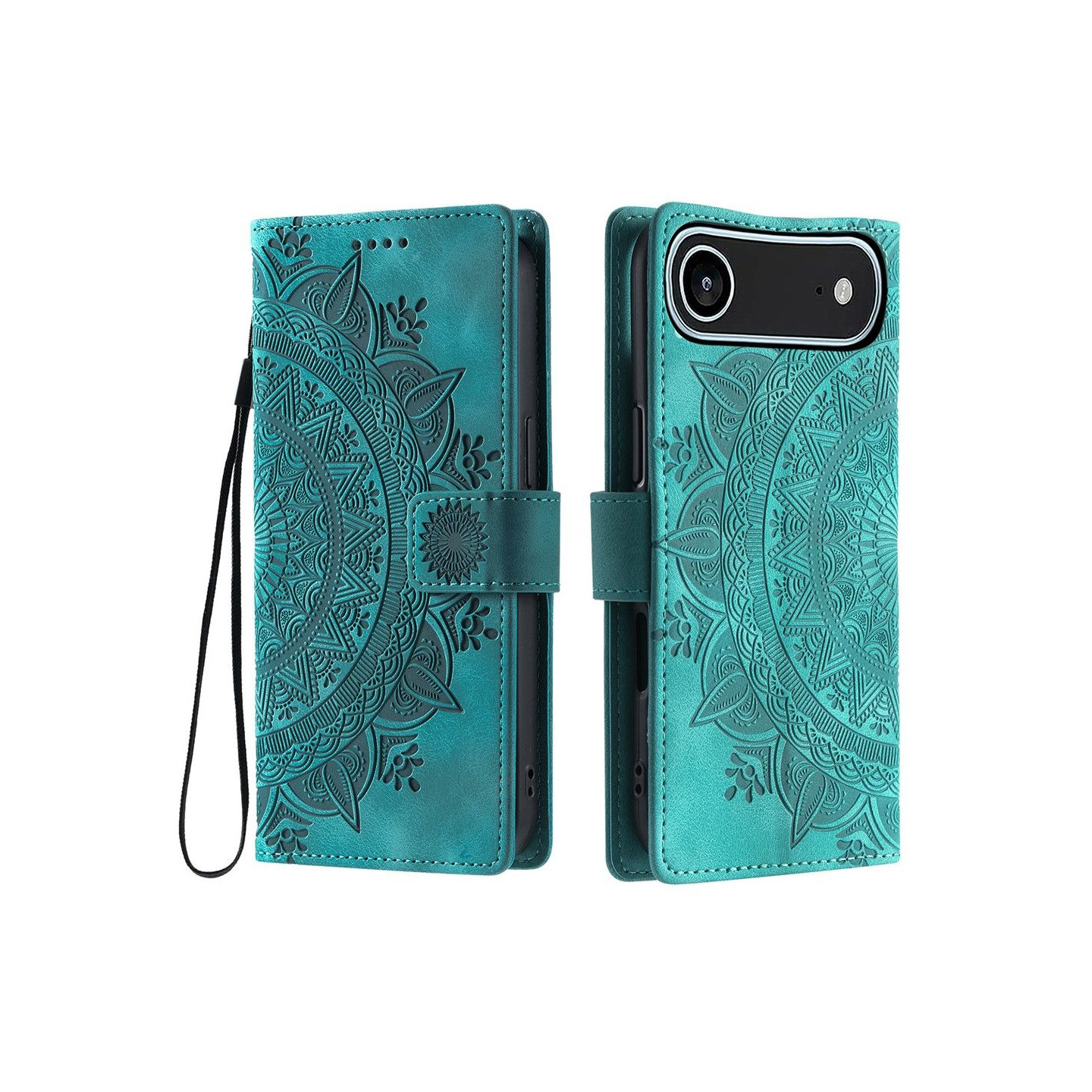 For iPhone Air Stativdeksel Totem Lommebokdeksel