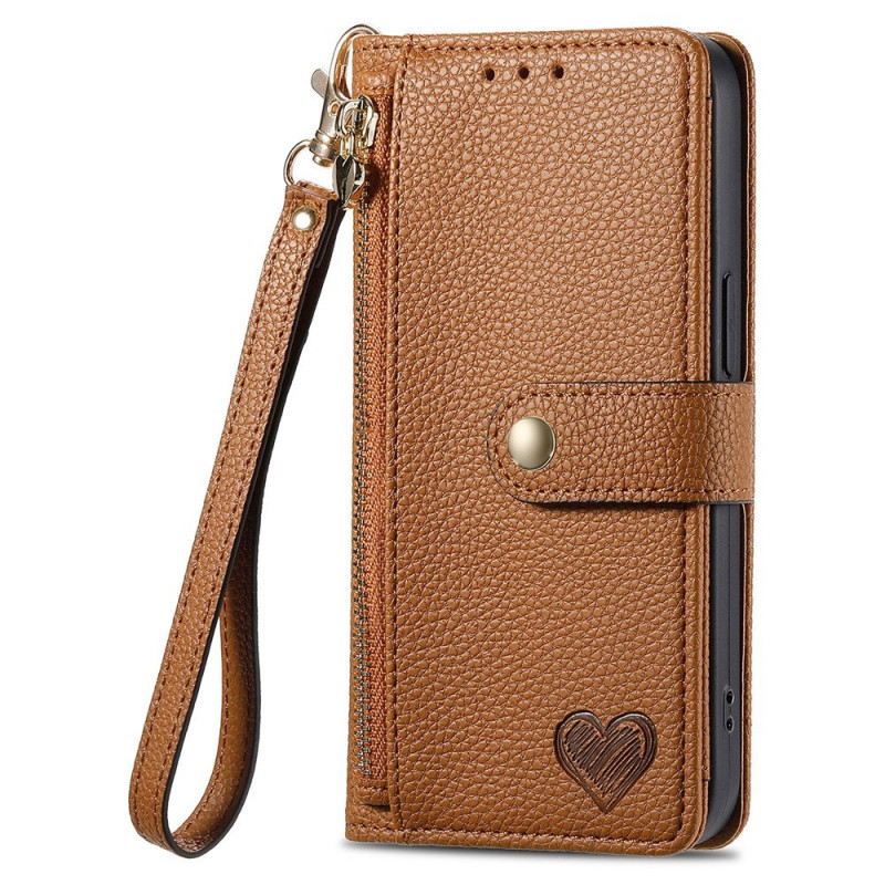 For iPhone Air Cover RFID-blokering Lynlåslomme Tegnebogsetui med Rem