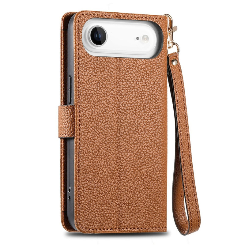 For iPhone Air Cover RFID-blokering Lynlåslomme Tegnebogsetui med Rem