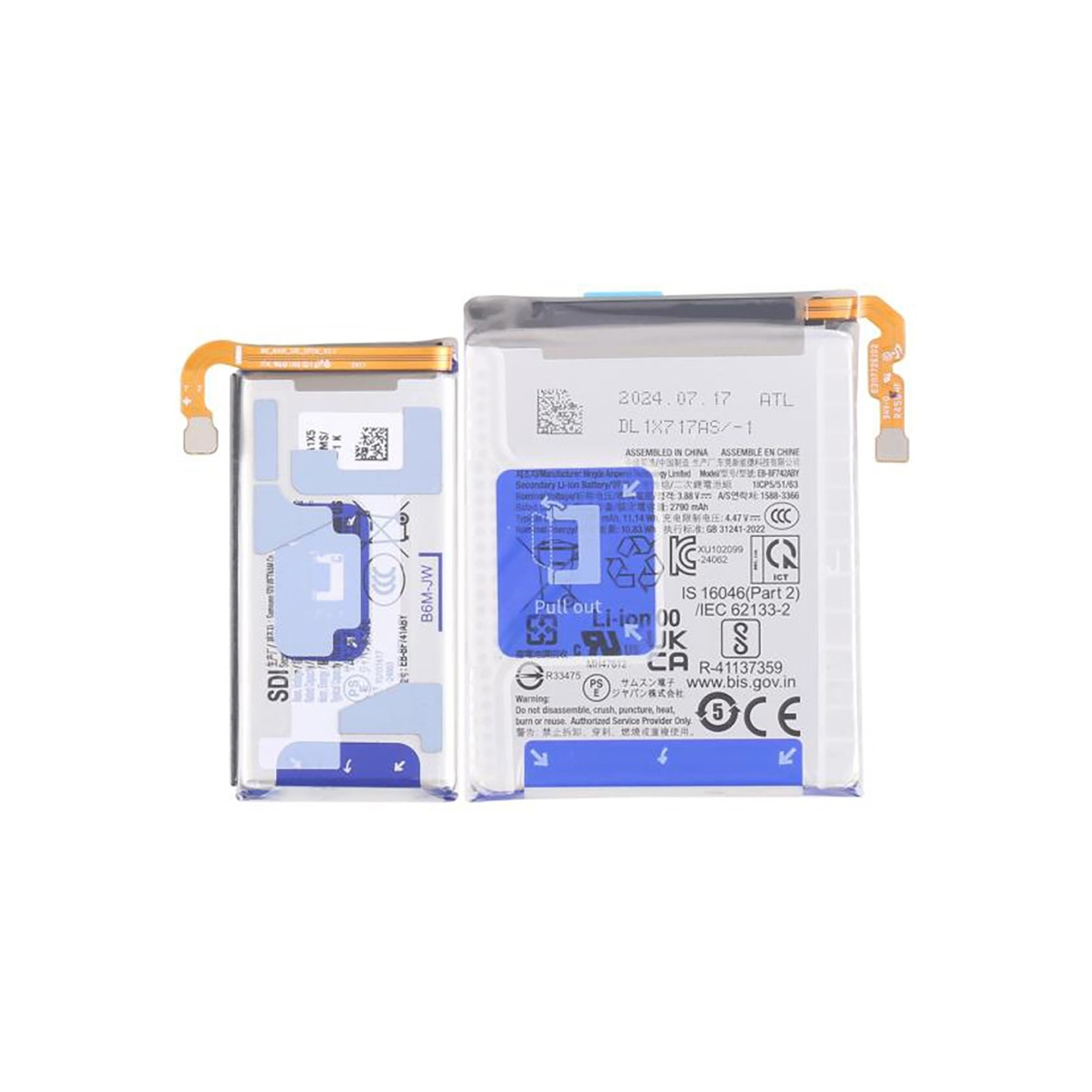 Batteri for Samsung Galaxy Z Flip6 5G 4.40V 3920mAh EB-BF742ABY / EB-BF741ABY