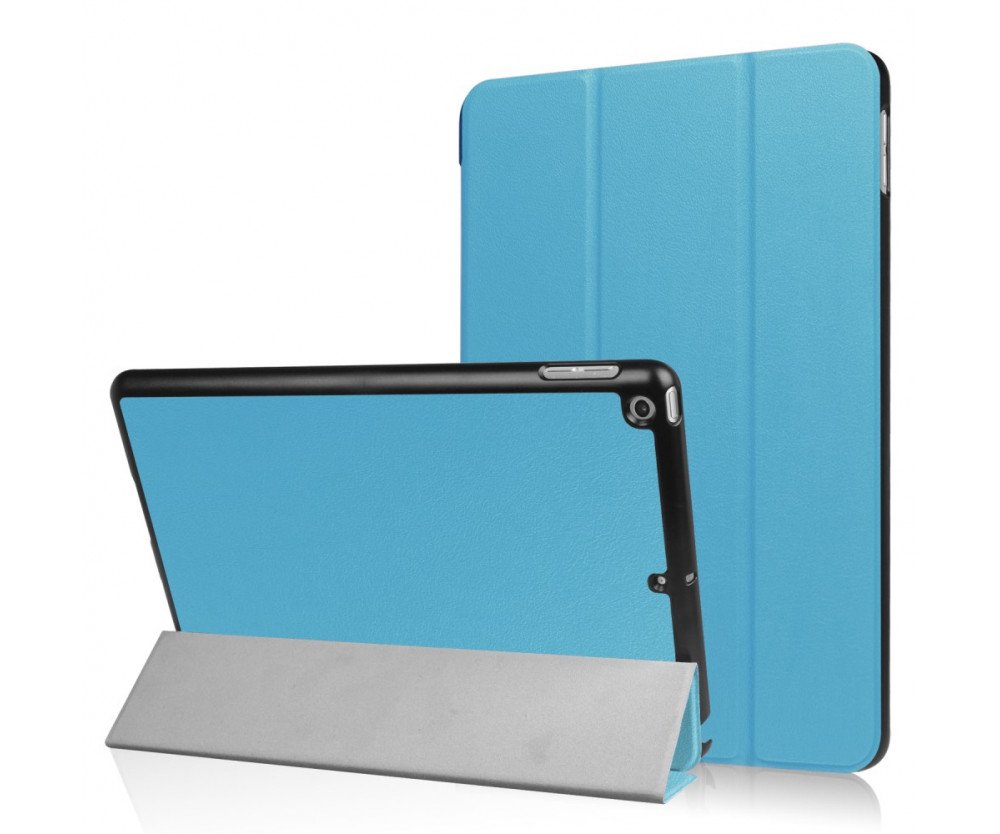 iPad 9.7" (2017 / 2018) Slim fit tri-fold fodral - Ljus Blå