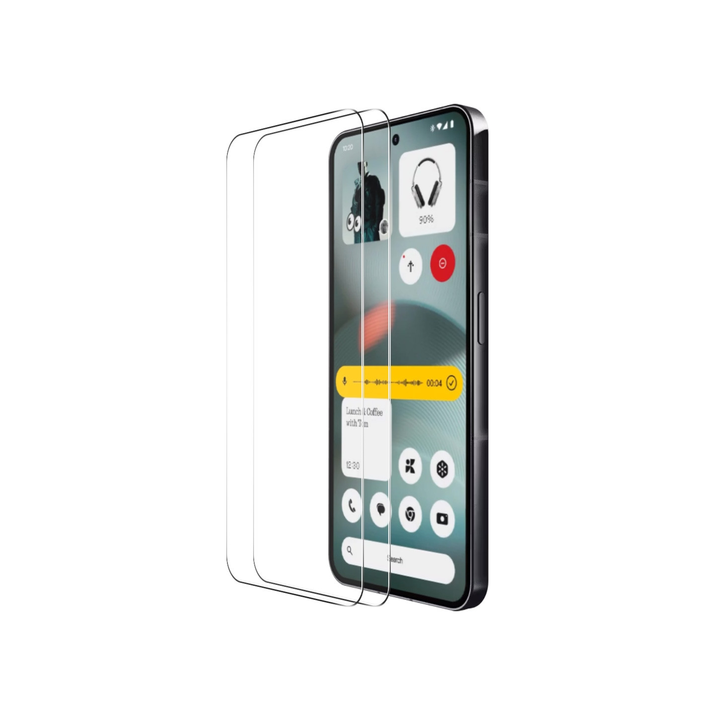 ENKAY Skærmbeskyttelse til Nothing Phone (3a) Lite 5G 2 stk aluminium-silicium glas