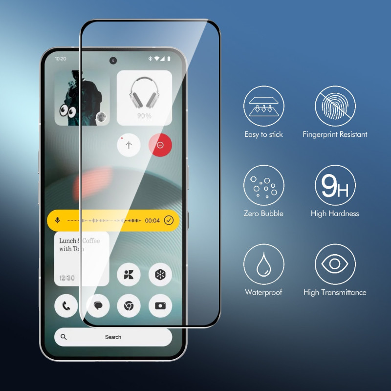 ENKAY Skjermbeskytter for Nothing Phone (3a) Lite 5G ENKAY herdet glass