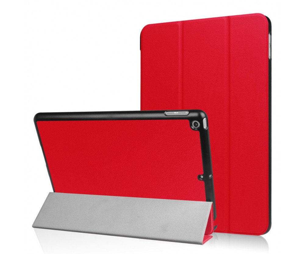 iPad 9.7" (2017 / 2018) Slim fit tri-fold fodral - Röd