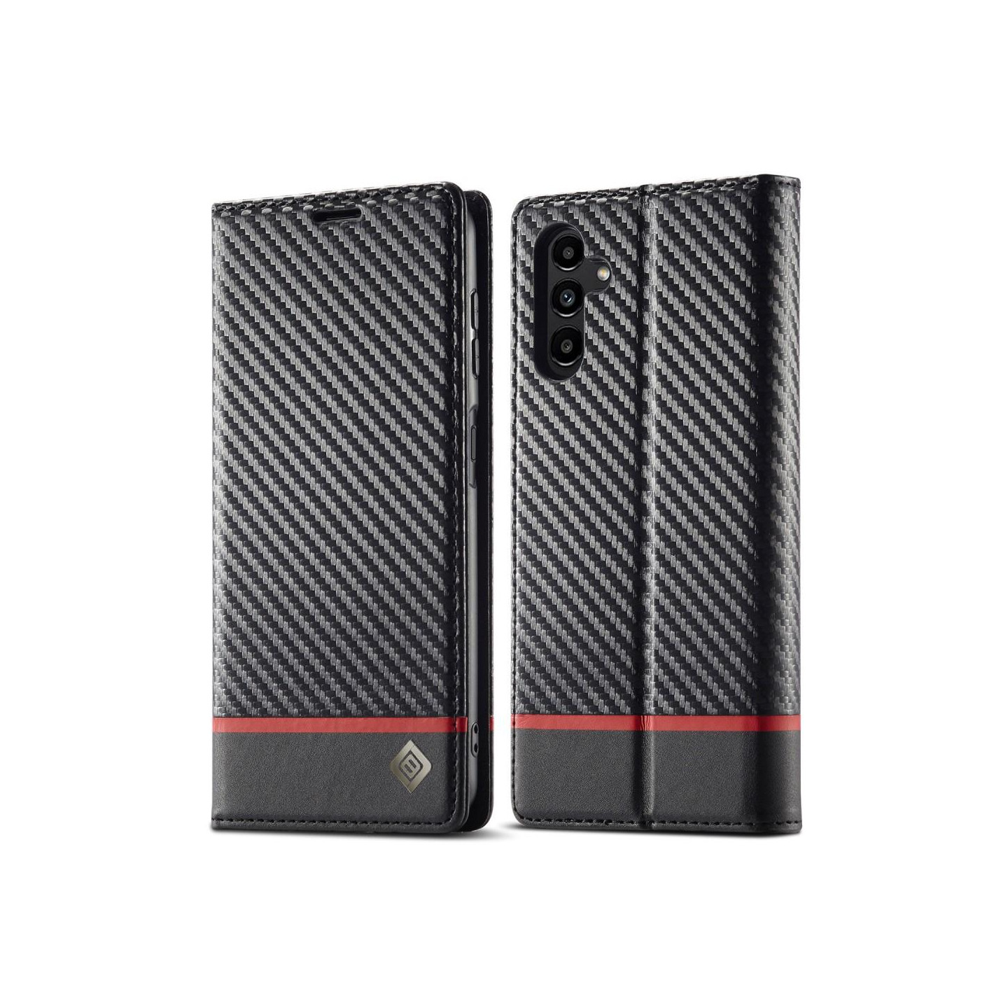 LC.IMEEKE Lompakkokotelo Samsung Galaxy A14 5G/4G - Musta