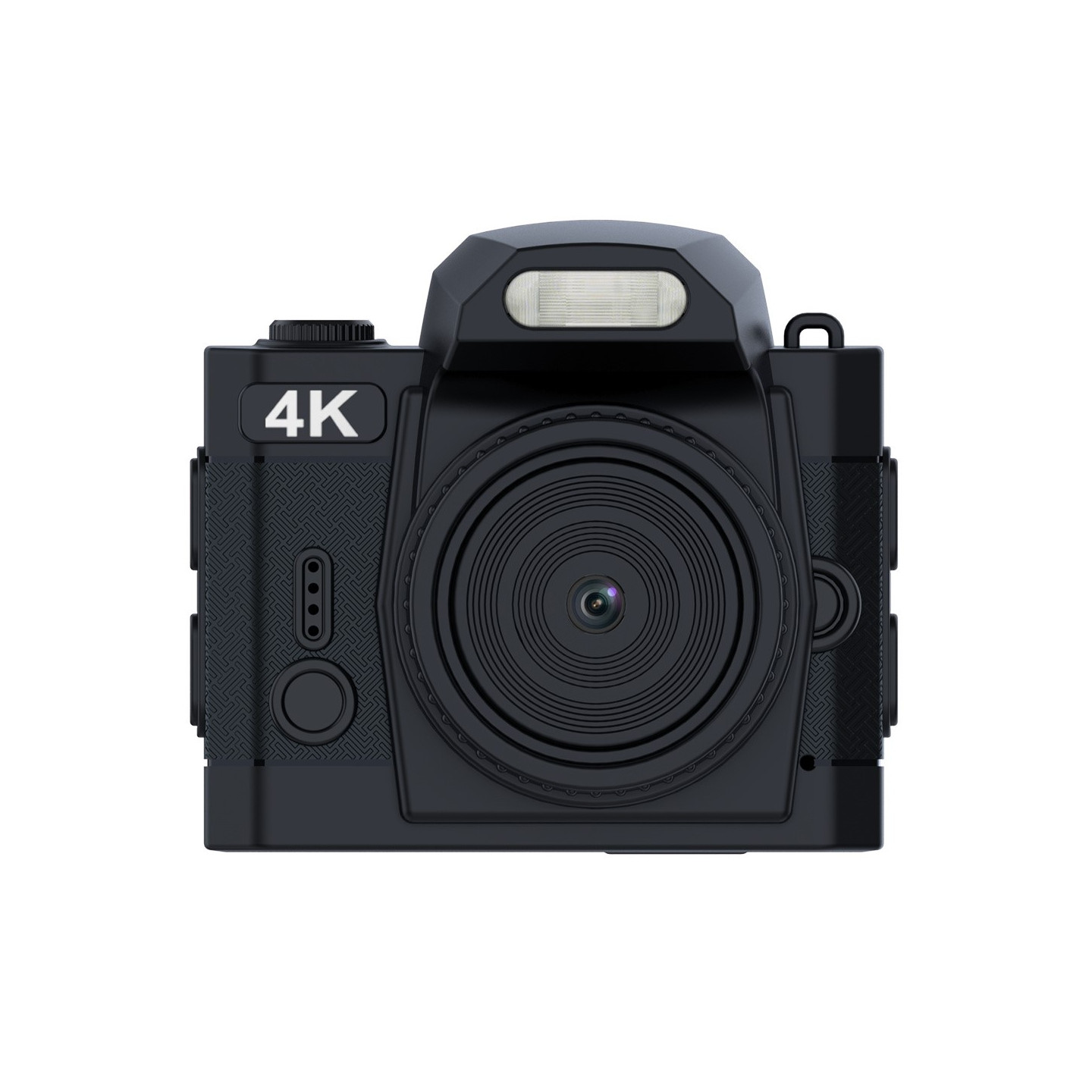 Minidigikamera Matkakamera 4K 64MP Taskukamera + 32GB Kortti + Kortinlukija