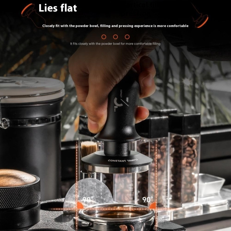 Kaffestamper Espresso Fordelingsværktøj Fjederbelastet Stamper - 51mm