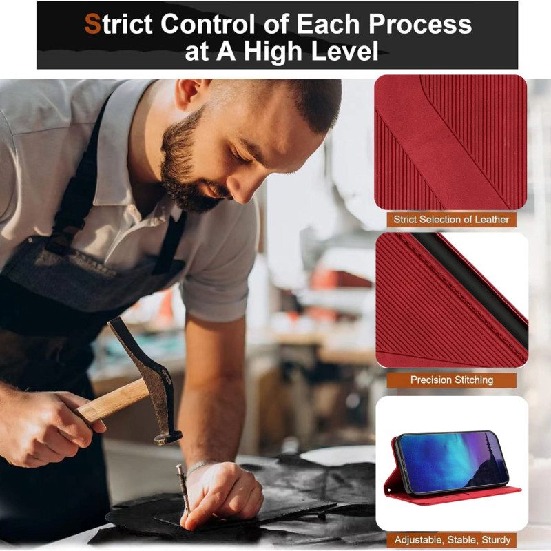 Lommebokdeksel til Samsung Galaxy A17 / Galaxy A26 med støtte skin-touch følelse