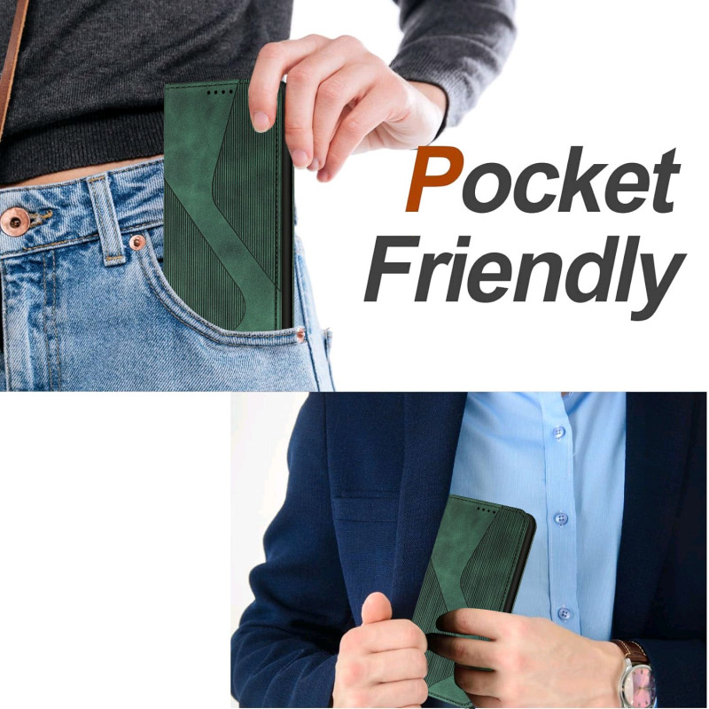 Pungcover til Samsung Galaxy S25 FE med stand skin-touch følelse