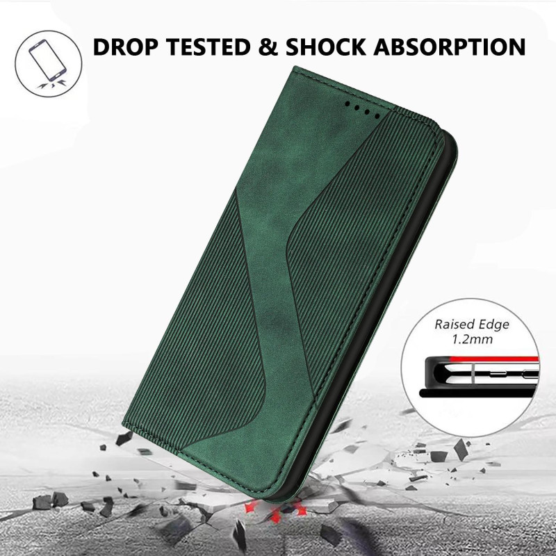 Wallet case for Samsung Galaxy S25 FE with stand skin-touch feel