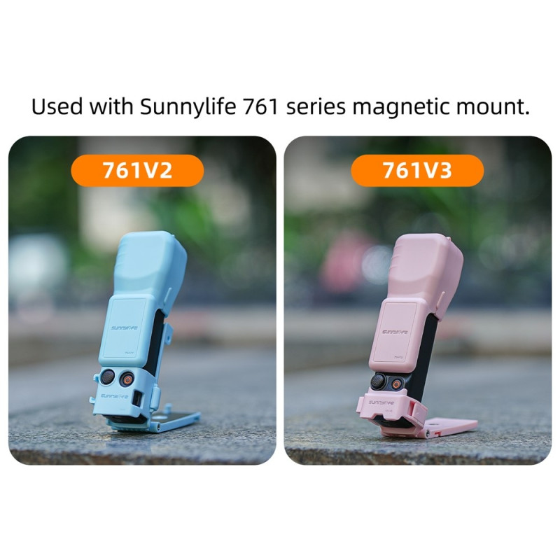 Deksel til DJI Osmo Pocket 3 beskyttelsesetui magnetisk oppbevaringsplass objektivfilter