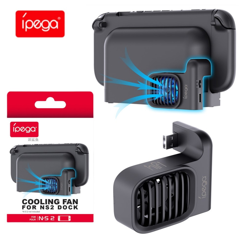 Compatible with Nintendo Switch 2 Dock Cooling Fan 2 Speeds Heat Dissipation