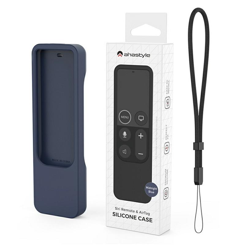 Apple TV HD Remote (4. sukupolvi) AirTag -kotelo, 2-in-1 -suojakotelo - Loistava