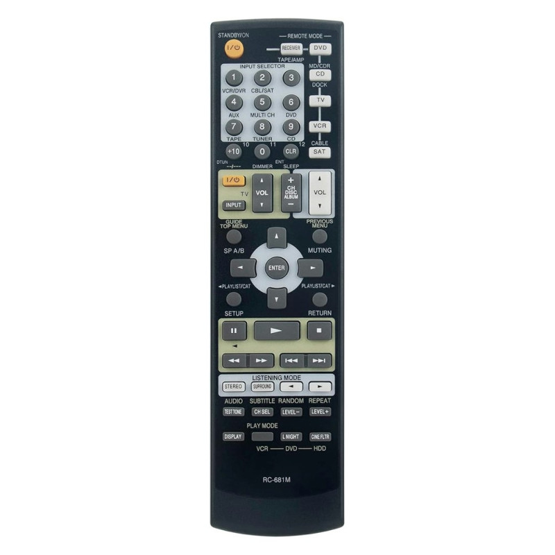 Remote Control Replacement RC-681M For Onkyo Amplifier
