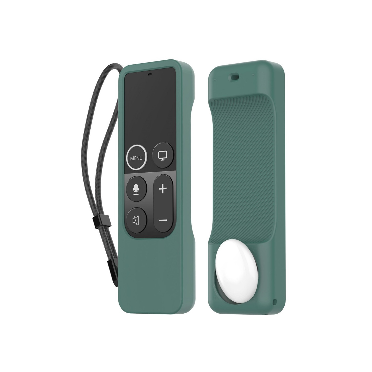 Apple TV HD Remote (4. sukupolvi) AirTag -kotelo, 2-in-1 -suojakotelo