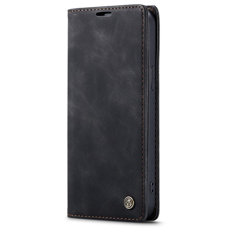 CASEME Retro Wallet Case for iPhone 15 Pro - Black