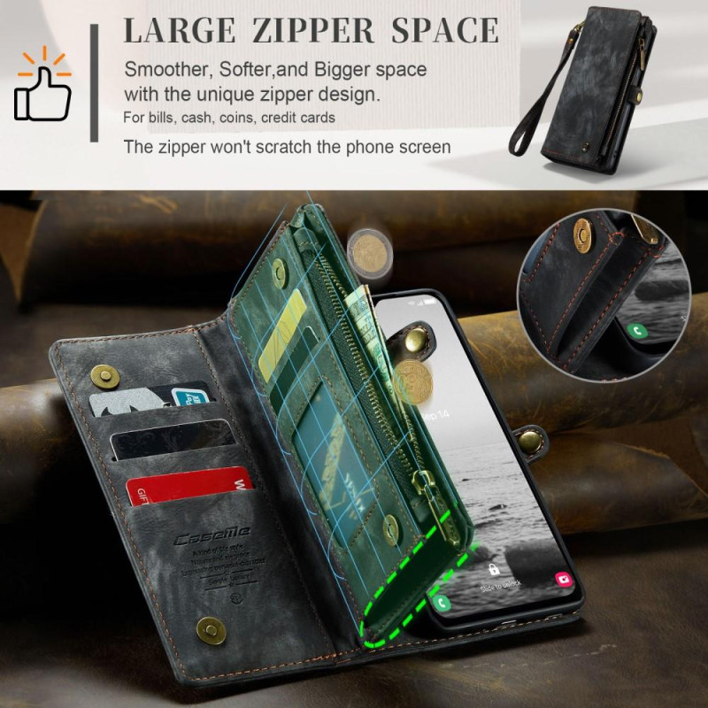 CASEME for Samsung Galaxy A54 5G 2 - in - 1 wallet case - Black