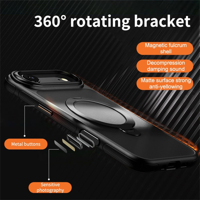 iPhone Air kuori MagSafe yhteensopiva iskunkestävä TPU PC kuori tuella