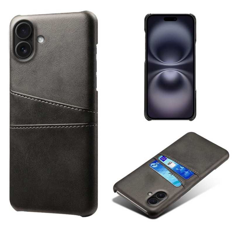 KSQ Kuori korttipaikalla iPhone 17 Musta