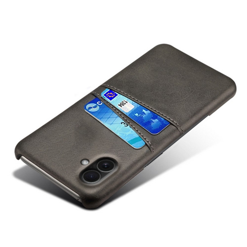 KSQ Cover med kortplads til iPhone 17 Sort