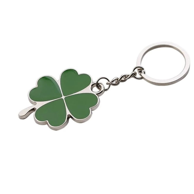 Clover Keychain Zinc Alloy Key Ring Hanging Ornament Key Chain