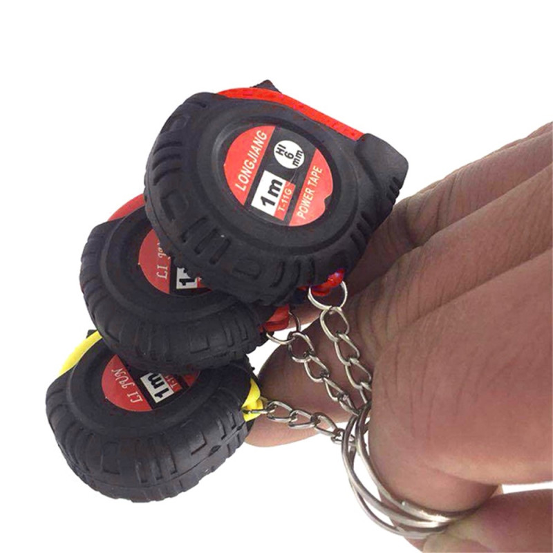 1m tape measure with key ring, extendable measuring tool, pocket ruler for woodworking