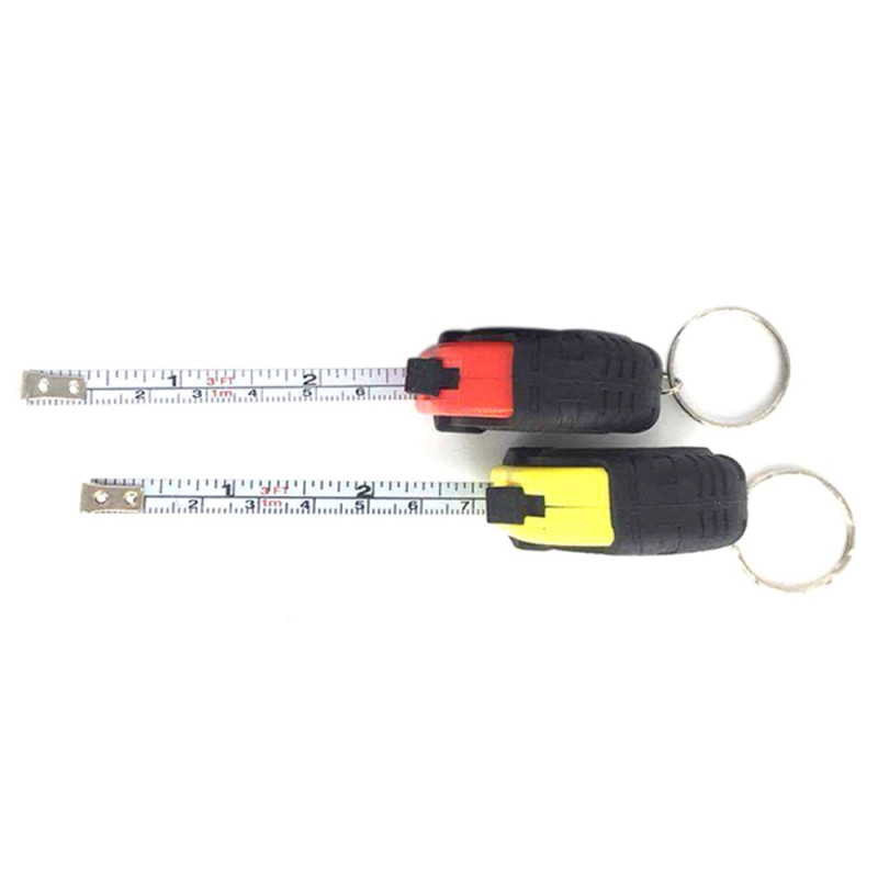 1m tape measure with key ring, extendable measuring tool, pocket ruler for woodworking