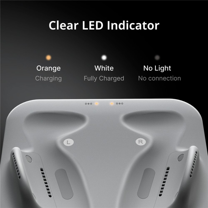 BOBOVR CD3 for Meta Quest 3 / Meta Quest 3S VR Charging Dock for Controllers