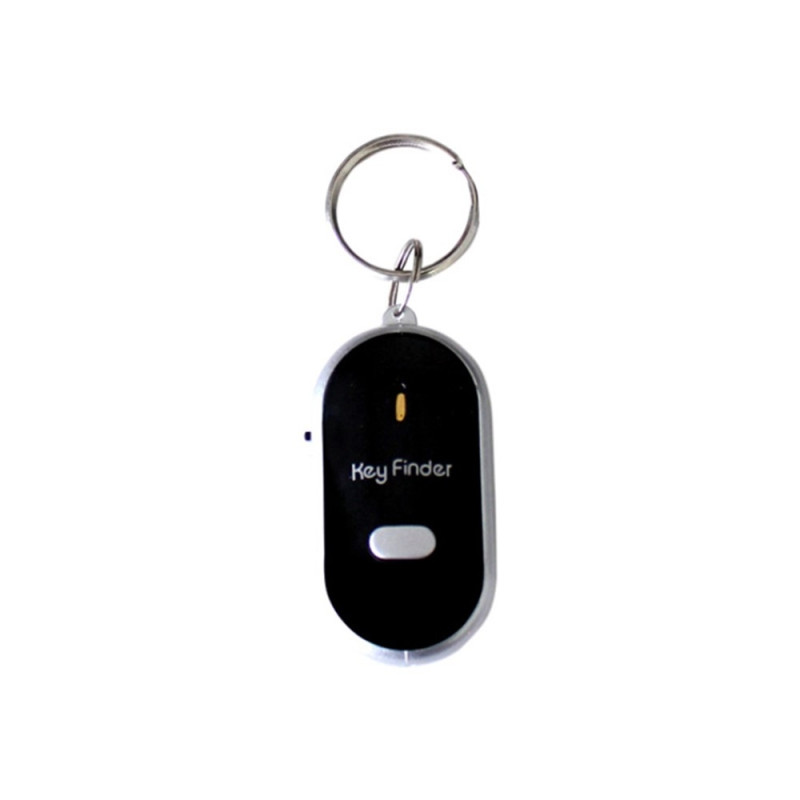 Key Finder Anti-Lost Keychain Tracker Lightweight Object Finder - Black