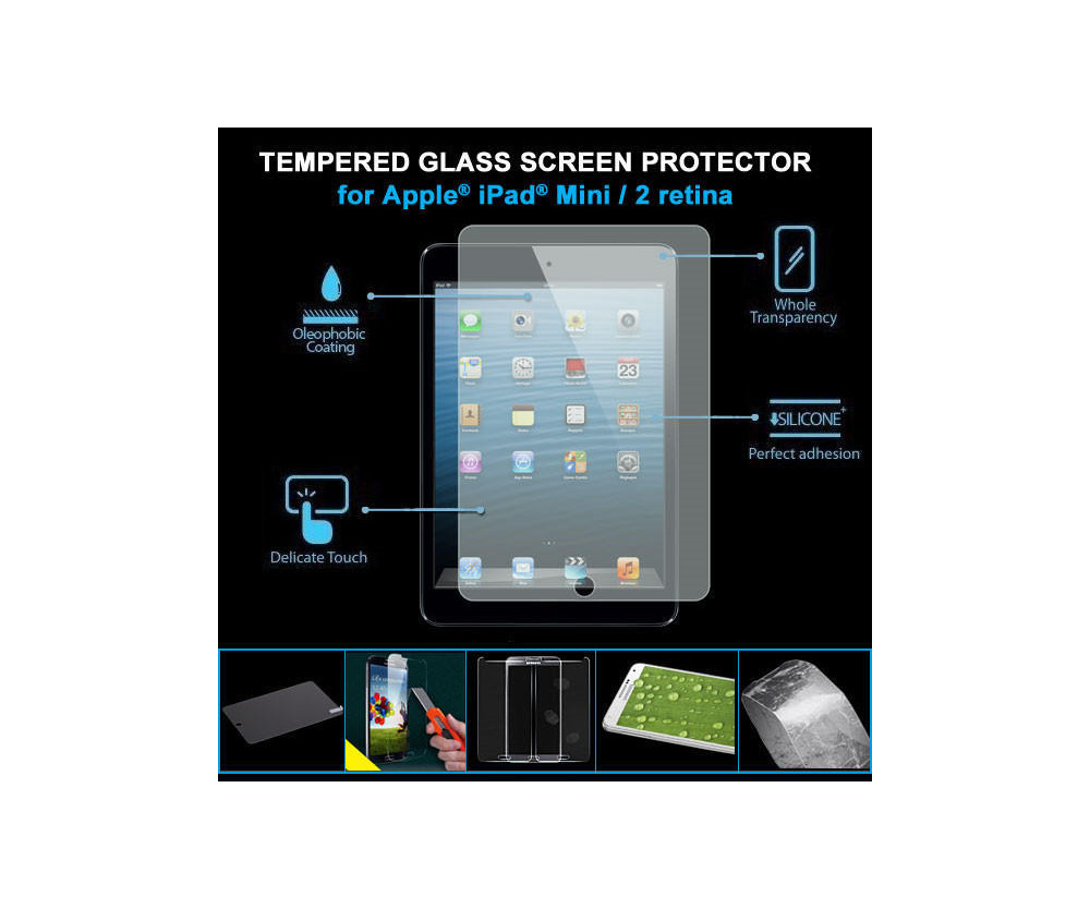 Till iPad Mini 1/2/3 Härdat glas 0,33mm 9H