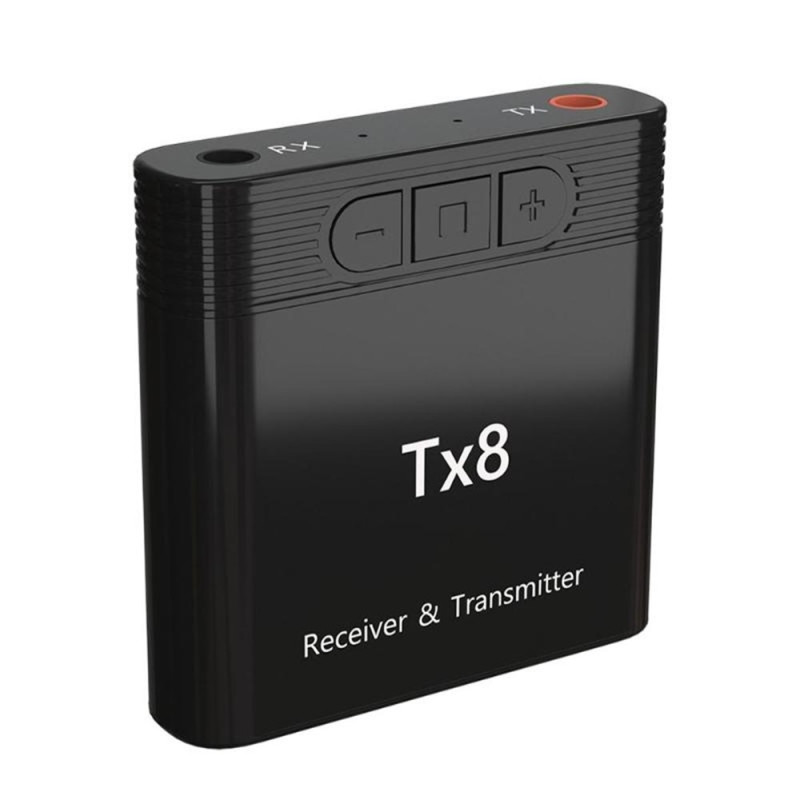 Tx8 2-in-1 Bluetooth 5.0 Transmitter Receiver Adapter for TV PC Headphones Music Audio