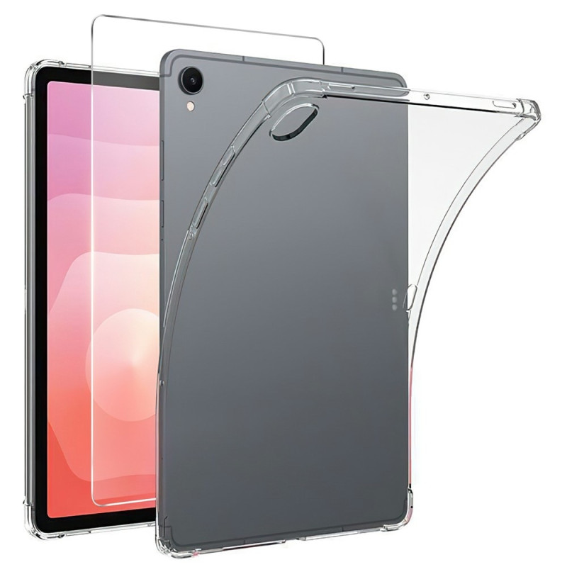 Til Samsung Galaxy Tab S11 Etui TPU cover + Hærdet Glas